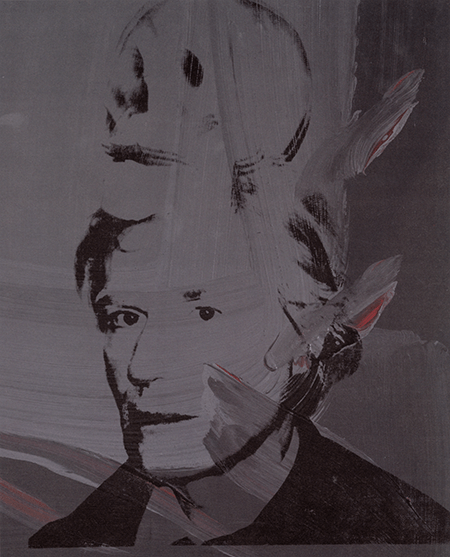 Andy Warhol, Self-Portrait with Skull, 1978.